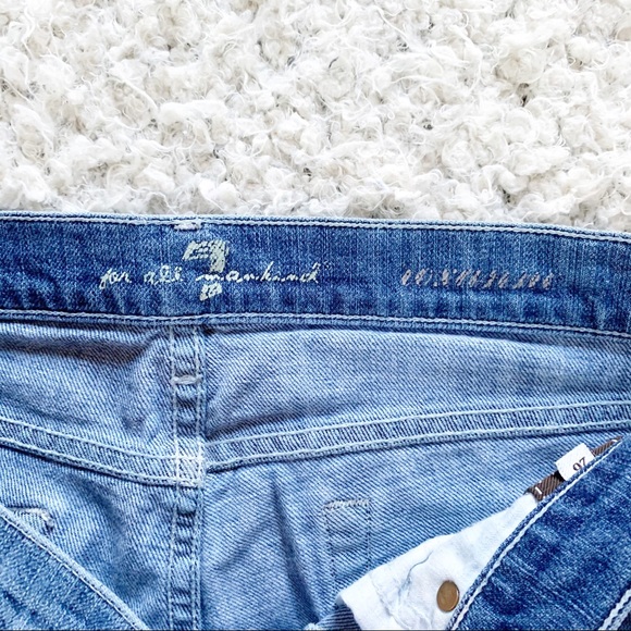 7 For All Mankind Roxanne Mid Rise Skinny Jeans - Picture 6 of 12